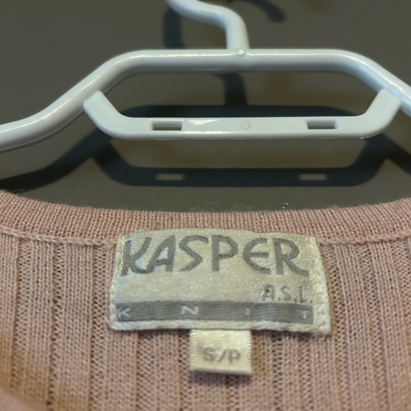Cute vintage Kasper baby pink T - Picture 2 of 3